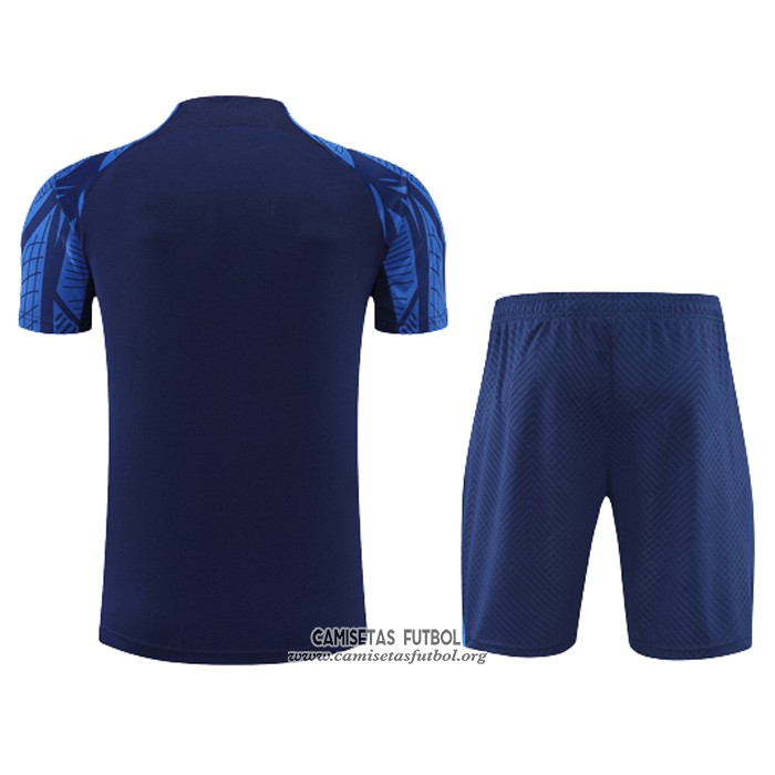 Chandal del Francia Manga Corta 2022/2023 Azul - Pantalon Corto